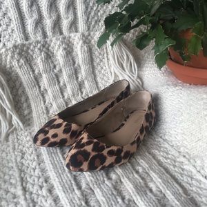 Old Navy Leopard Flats Sz 6